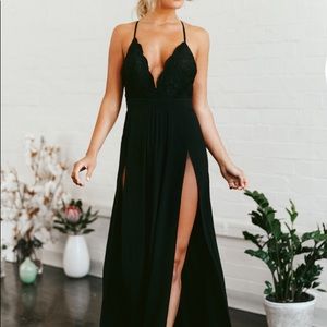 SOLD 🎩🎓🕷🐜🌚🖤 Black hello molly maxi